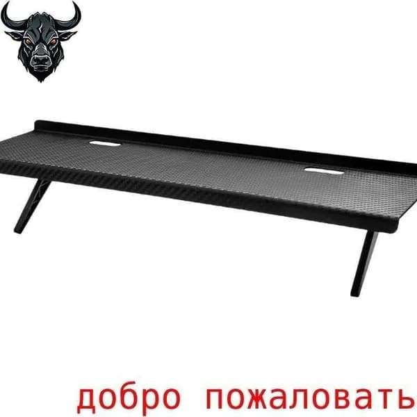 Стойка для ТВ-приставки без перфорации, кронштейн хранения монитора офисного компьютера-перфорированный 40x11,5 см