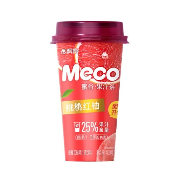 Напиток MECO фруктовый чай со вкусом грейпфрута 0.4л бумажный стакан, Китай