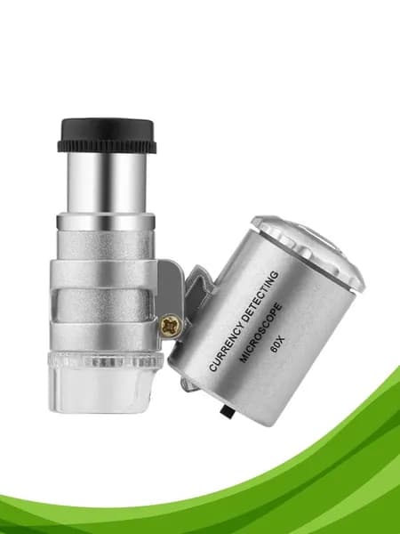Карманный микроскоп 60 с LED-подсветкой