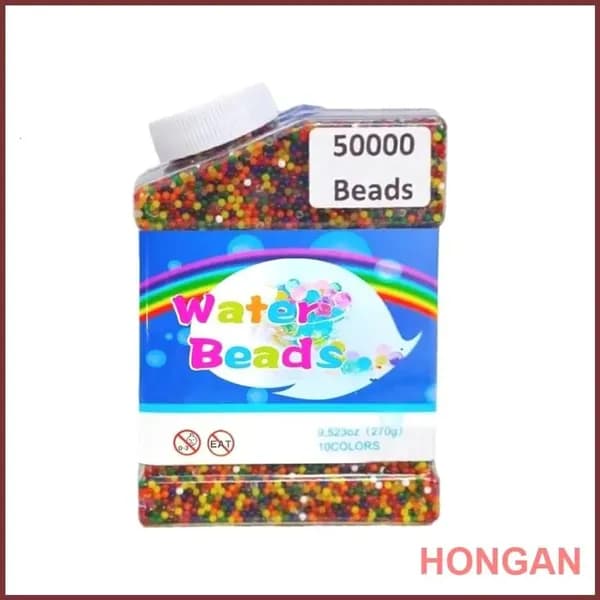50000pcs Rainbow Waters Beads Gel для улучшения вазы и ремесла, - 1