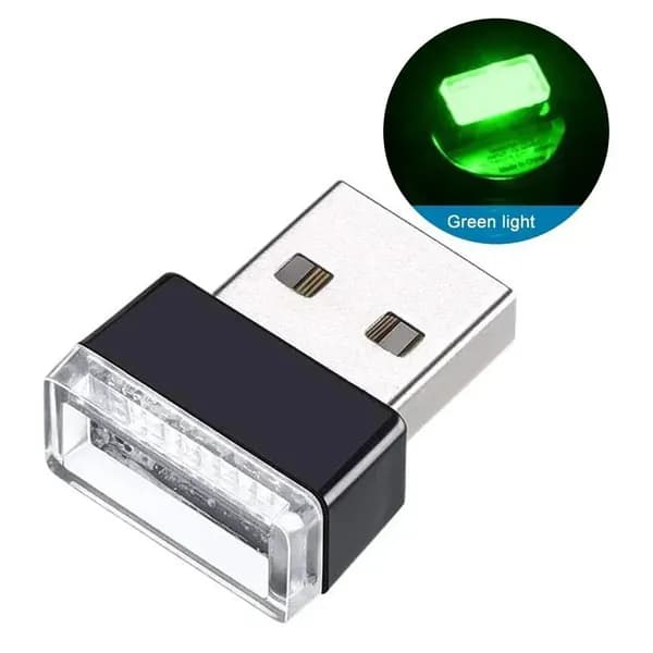 Светодиодная автомобильная подсветка USB ночник портативное освещение для машины декоративная атмосферная лампа