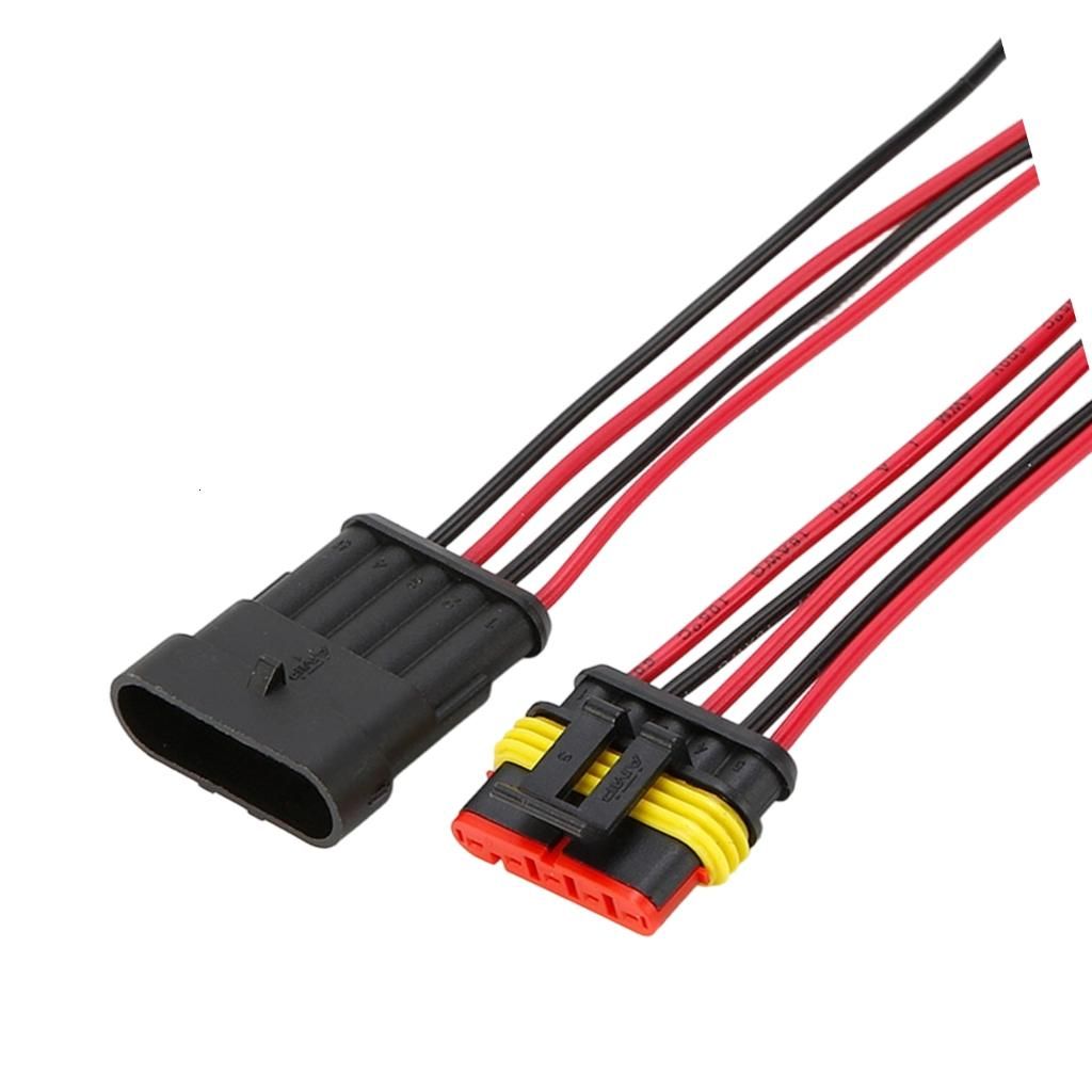 Разъем электрический 18AWG 2шт, - 5 отверстий
