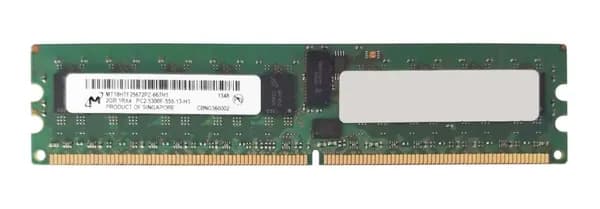 Micron Оперативная память DDR2, 667 МГц, 1 x (MT18HTF25672PZ-667H1)