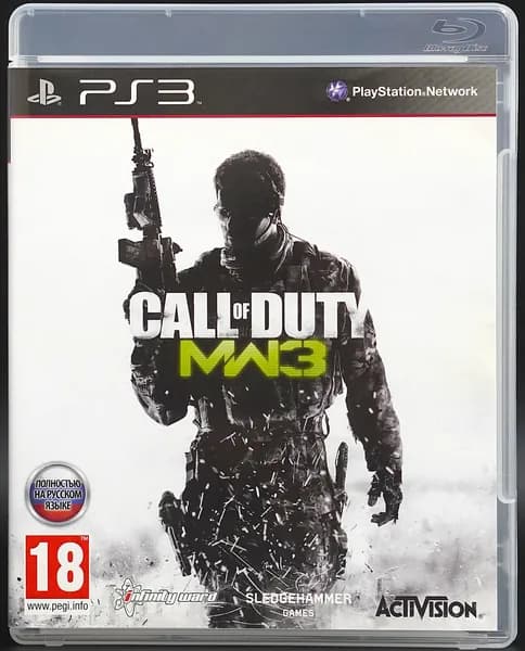 Игра Call of Duty: Modern Warfare 3 PS3 Полностью на русском языке
