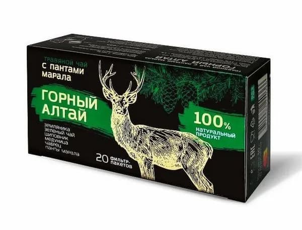 Травяной сбор Фарм-продукт с Пантами марала, 20 пакетиков