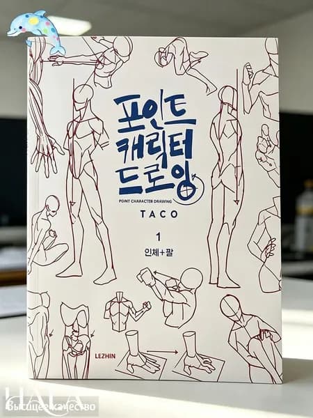 Учебник по анатомии человека для рисования, пособие по рисунку персонажей TACO