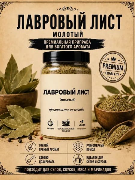 Лавровый лист молотый 130 г