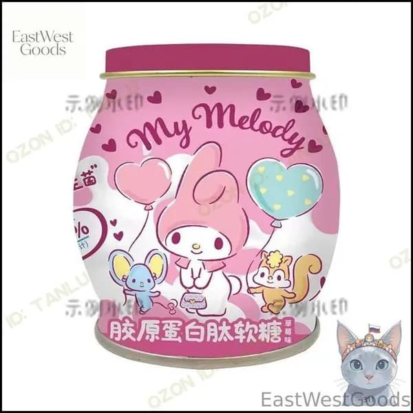Лучшая цена!Серия Sanrio - желе Мелодия со вкусом клубники 80гр