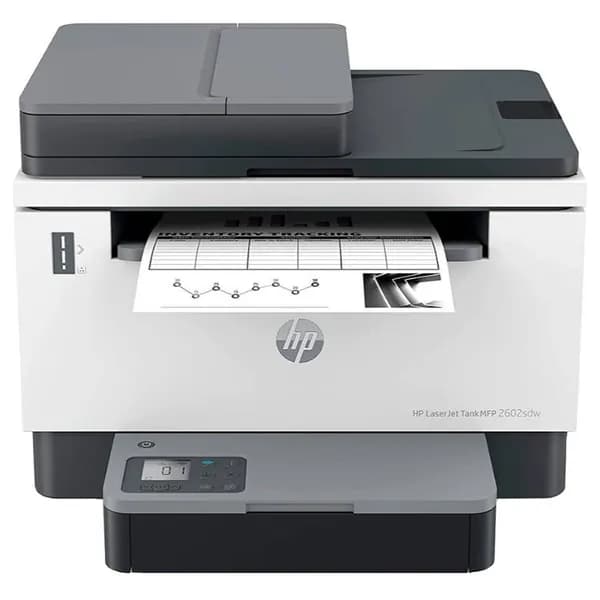 HP МФУ Лазерное LaserJet Tank 2602sdw Русская версия, белый, черно-серый