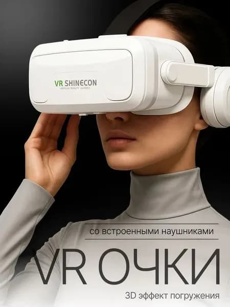 Очки виртуальной реальности, VR для смартфона, с джойстиком