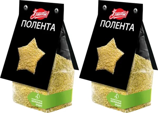 Полента Bravolli, комплект: 2 упаковки по 300 г