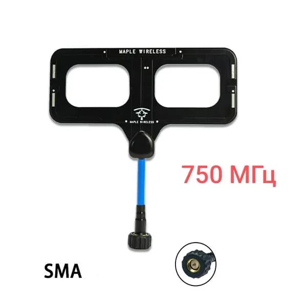 MOXON антенна управления FPV ELRS на три диапазона 750-868-915 МГц, 80мм SMA MALE для СВО