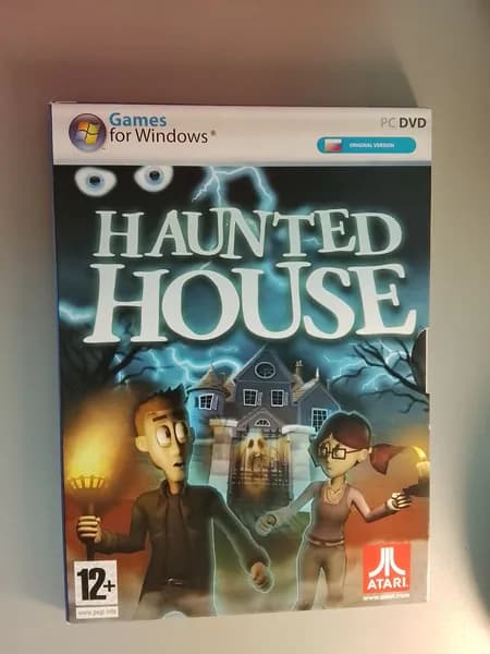 Диск с винтажной игрой для слабого ПК Haunted house