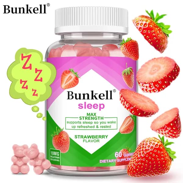 Жевательные конфеты для сна Bunkell регулируют режим сна и успокаивают ум и тело, 60 конфет.