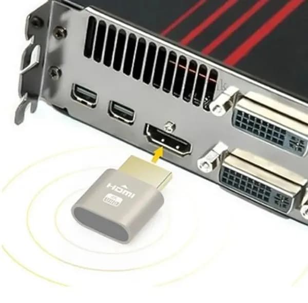 Заглушка эмулятор монитора HDMI для майнинга (виртуальный монитор)
