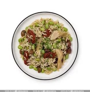 Салат с пастой орзо , артишоками и вялеными томатами, 180 г 2 шт