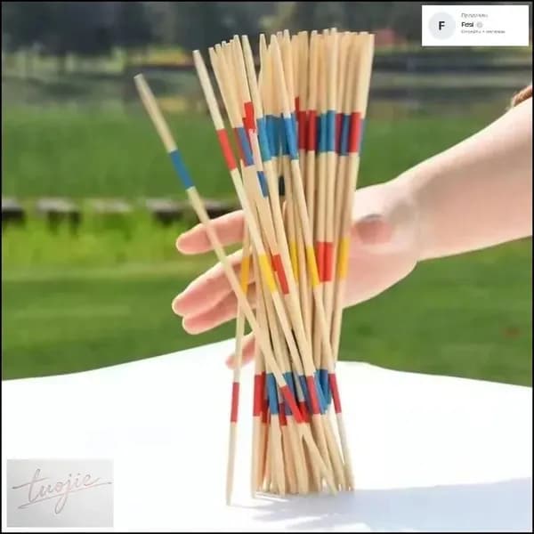 Эксклюзивная деревянная головоломка с палочками для совместного досуга родителей и детей.