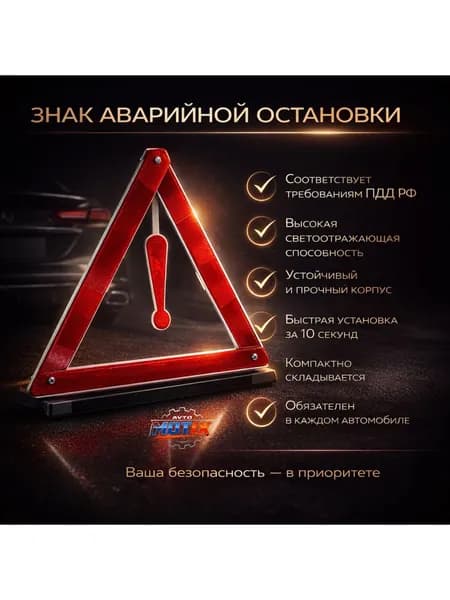 Знак аварийной остановки