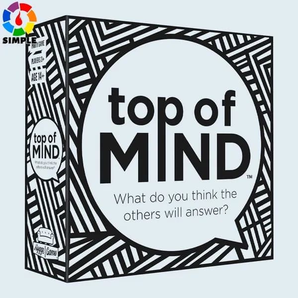 Top of Mind. What do You Think The Others Will Answer? Карточная игра Настольная игра