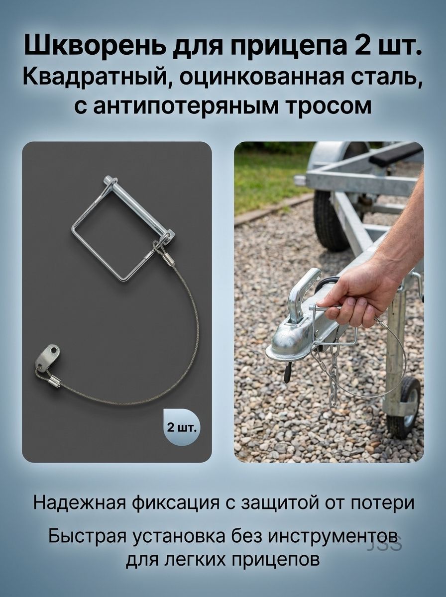 Запчасти для прицепа, 2 шт.