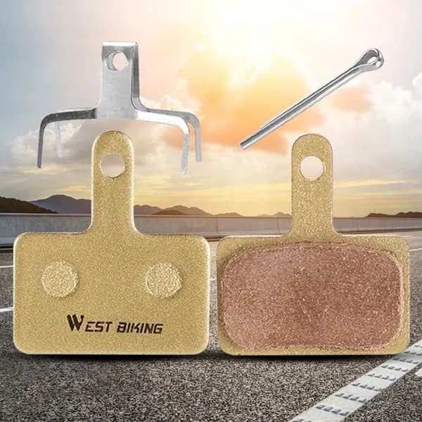 Тормозные колодки для велосипеда WEST BIKING, металлические, размер 30,5 35 мм