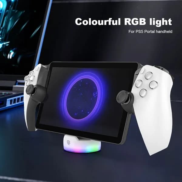 Портативная RGB-док-станция для зарядки контроллера PS5