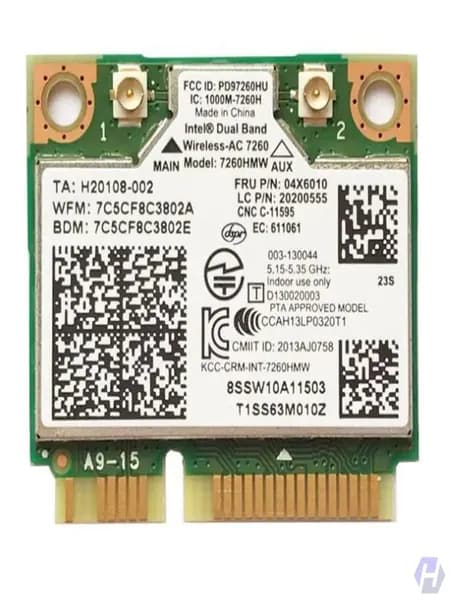 Эксклюзивный адаптер Intel 7260HMW 5G для ноутбука с Блютуз 4.0