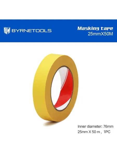 BYRNETOOLS Малярная лента 25 мм 50 м, 1 шт