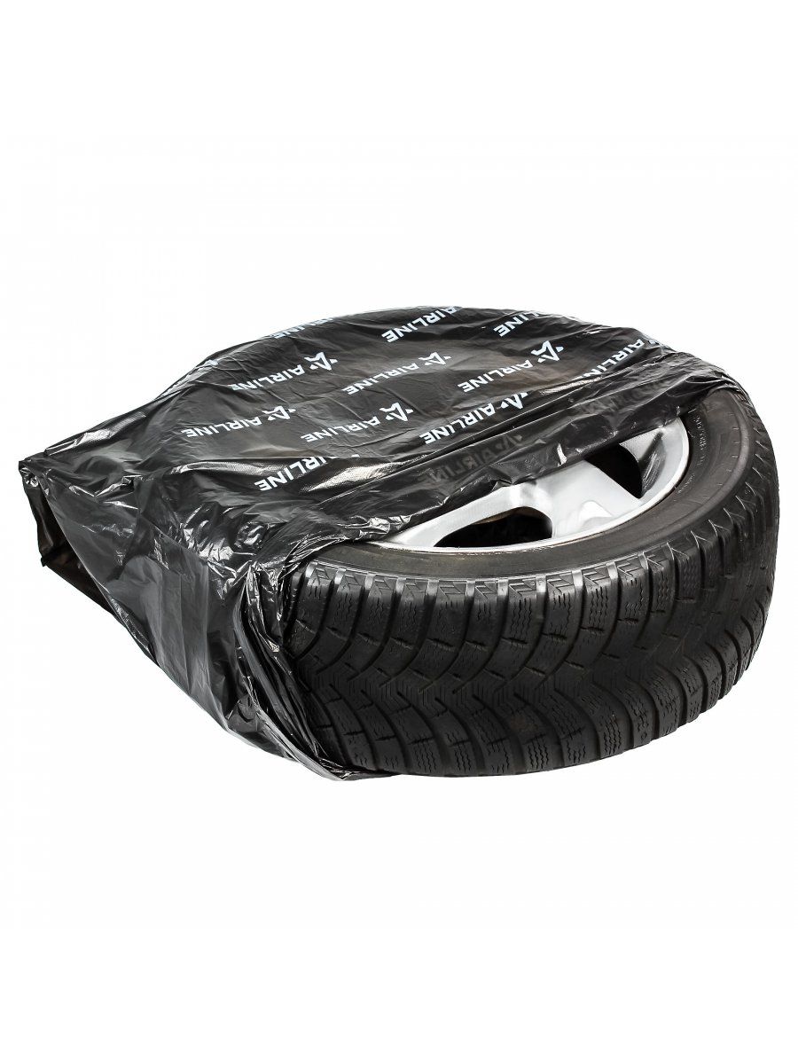 Пакеты для колес R12-22 PRO, 4 шт в пакете, 115x115 см, ПНД повыш.прочн. 25 мкм, черн.