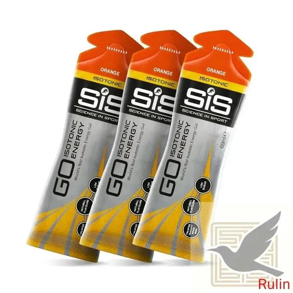 , GO Isotonic Energy Gel, Гель изотонический углеводный, вкус Апельсин, 60мл, 3шт.