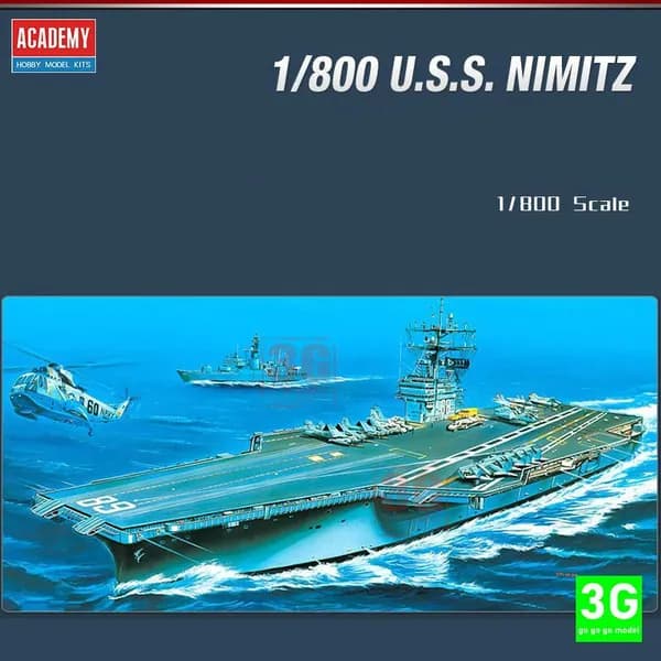 ACADEMY 14213 1/800 Сборочная модель авианосца "Нимиц"