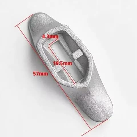 Набор хвостовиков для инструментов DIY, стопорный инструмент, длина 57 мм, длина паза 19,5 мм, ширина паза 4,3 мм