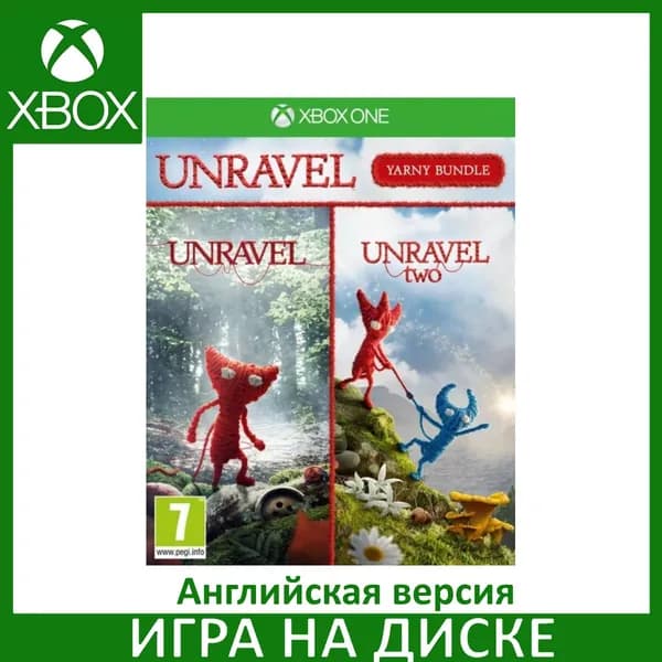 Игра Unravel Yarny Bundle (Unravel 1 и 2 часть) Xbox One Диск на Xbox One Английская версия