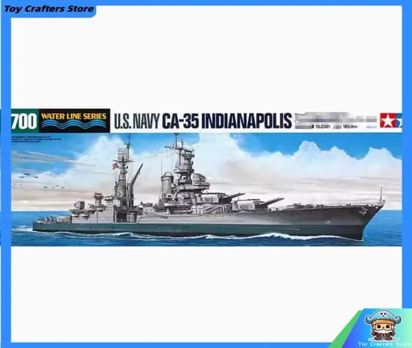 TAMIYA 31804 1/700 USS Heavy Cruiser CA-35 Indianapolis сборная модель корабля