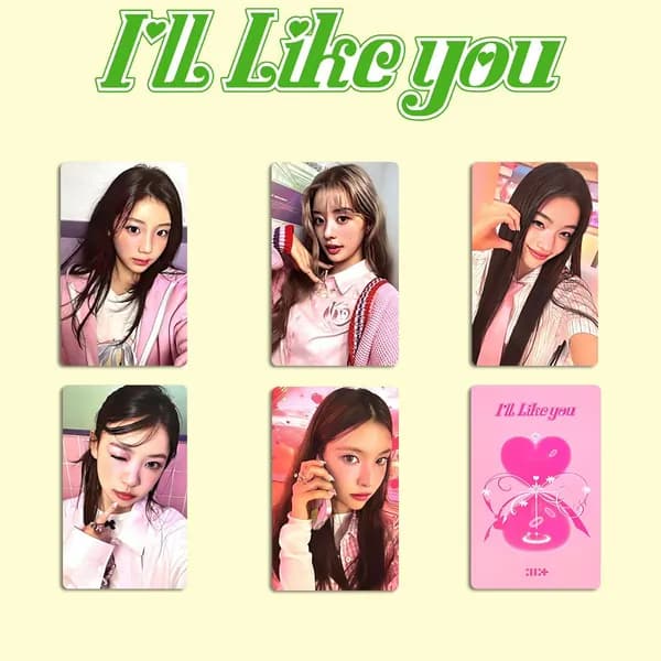 Карточки ILLIT I'LL LIKE YOU альбом карты Коллекционная карточка 54 * 86 мм 5 шт