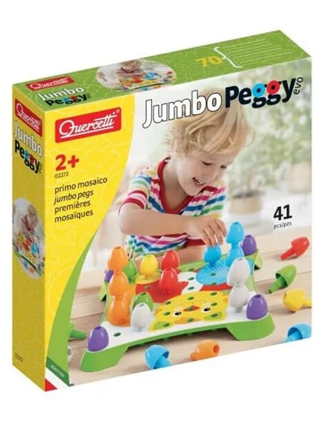 Quercetti Jumbo Peggy Evo Steckmosaik, 41 Teile мозаика
