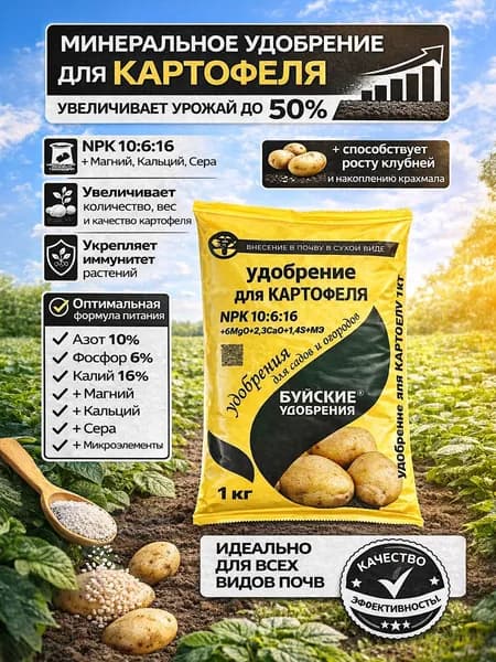 Минеральное удобрение для картофеля 1 кг