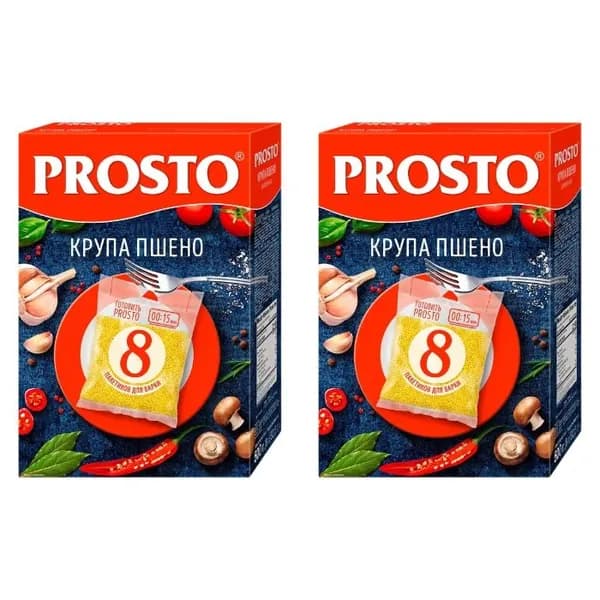 PROSTO Пшено 500 гр, 2 шт /
