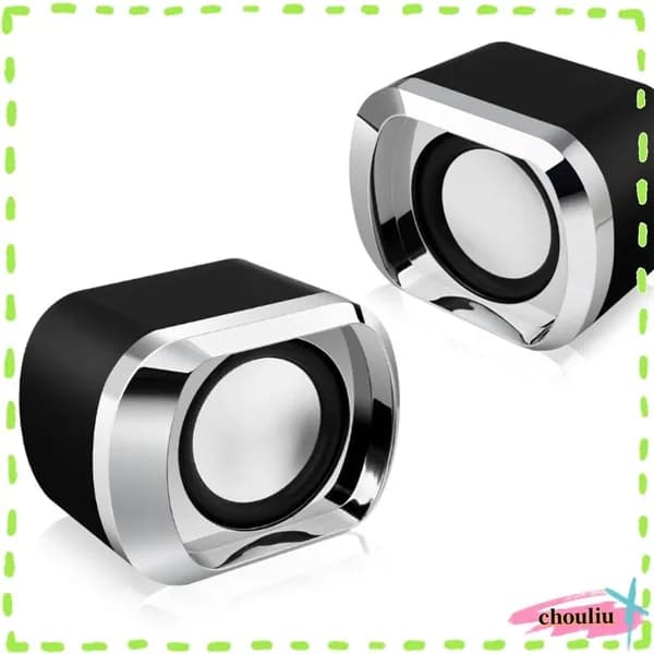 Портативные USB колонки, современный дизайн, для компьютеров и ноутбуков