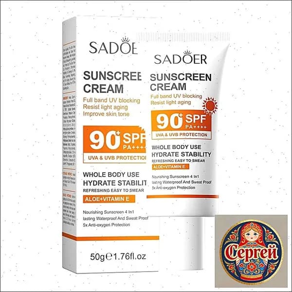 Солнцезащитный крем против старения ремонт освежающий уф защиты SPF90+