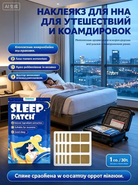 Травяной пластырь для сна 30шт от бессонницы