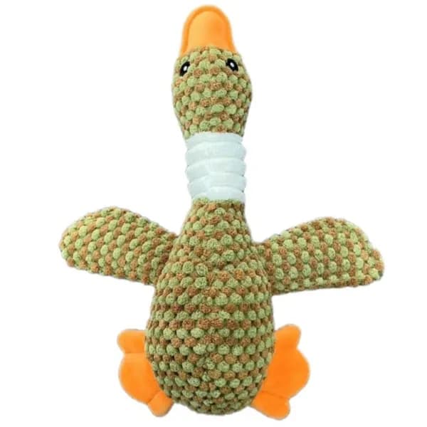 Игрушка-пищалка в виде утки для домашних животных