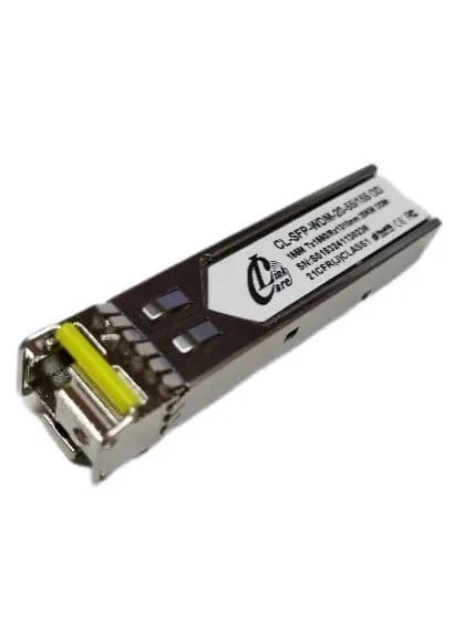 Трансивер CareLink CL-SFP-WDM-20-55/155 DD с коннектором LC Simplex SM скоростью 155 Mbit/s расстоянием до 20км для сетевых карт и коммутаторов с портом SFP и SFP+