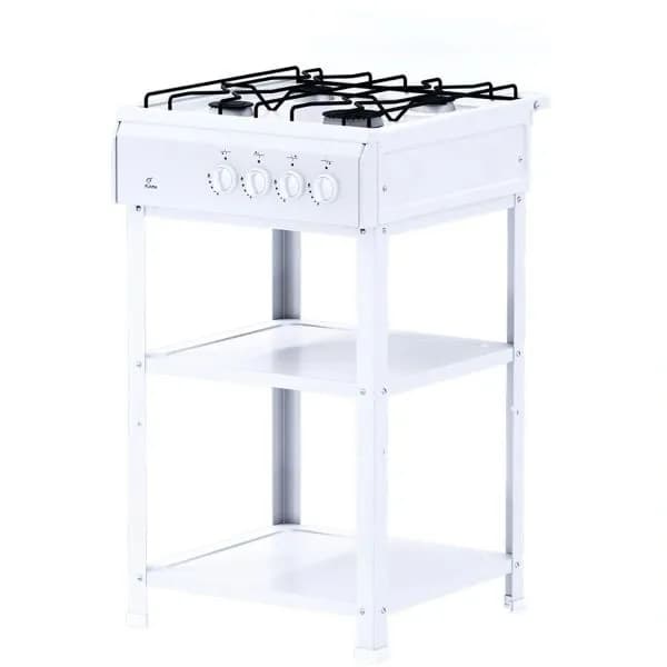 Плита газовая Flama ПГ4 1469 ТИП AVGМОД.1402W, 50 см, 4 конфорки, белый
