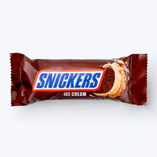 Мороженое SNICKERS с карамелью и арахисом в глазури 45,6 г, Mars