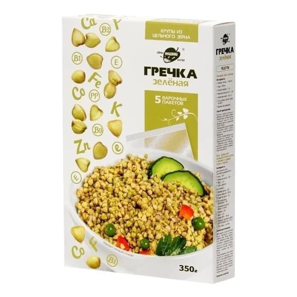 Крупа Образ жизни Алтая Зеленая гречка 350 г