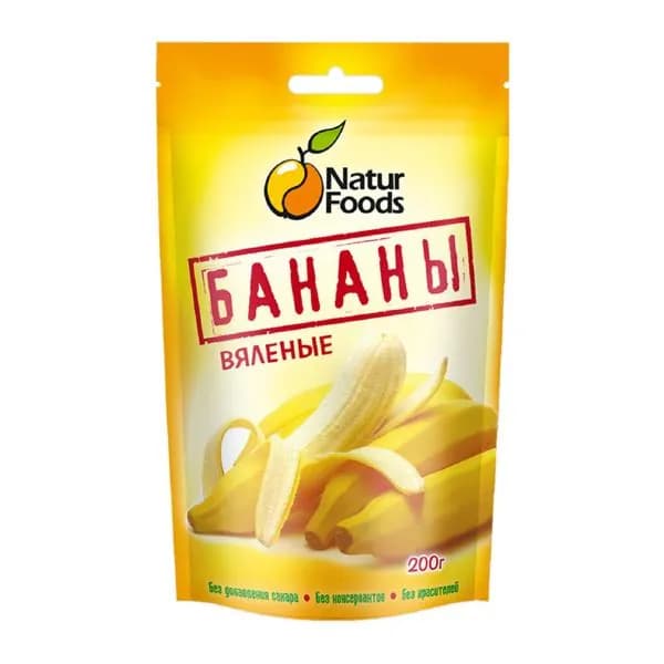 Бананы Natur Foods вяленые 200г