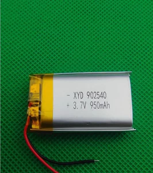 Аккумулятор литий-ионный универсальный 902540/ 3.7V/ 950mAh