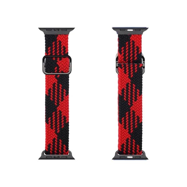 Ремешок для Apple Watch 38 мм / 40 мм / 41 мм Dux Ducis, Mixture Version, черный, красный