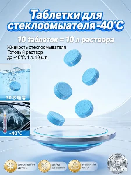 Жидкость стеклоомывателя, 32 л, 10 шт.